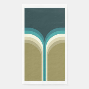 Retro style double arch decoration napkin