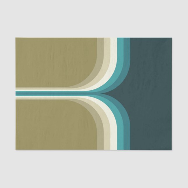 Retro style double arch decoration tissue paper (Front)