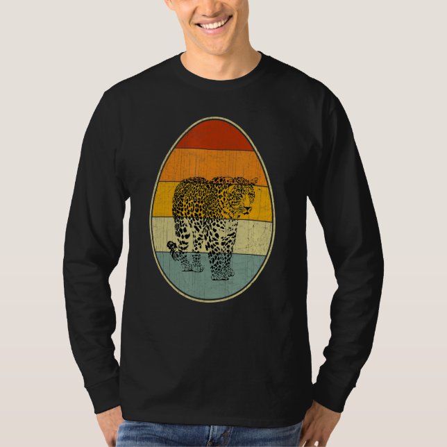 Retro Style Easter Egg Graphic Funny Easter Day Ja T-Shirt (Front)