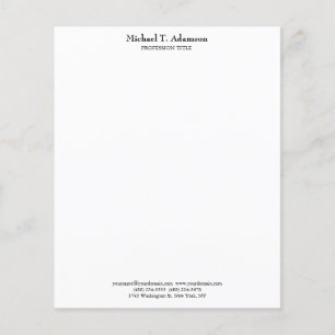 Retro Style Elegant Plain Simple White
