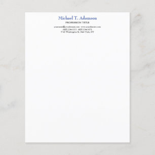 Retro Style Elegant Plain Simple White Paper Sheet