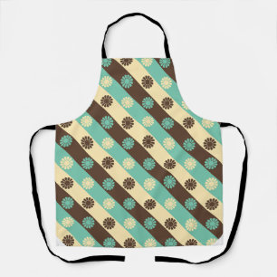 Retro Style floral pattern Apron