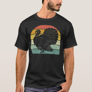 Retro Style Funny Turkey Lover Farm Animal Vintag T-Shirt