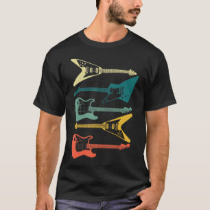Retro Style, Guitar For Men Women Guitarist Guitar T-Shirt