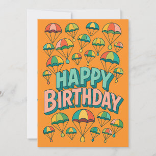 Retro Style Happy Birthday Design Birthday Card