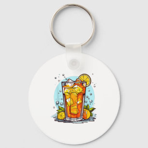Retro Style Ice Tea Keychain