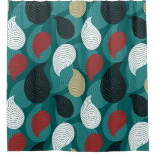 Retro Style in Attractive Swirl of Colours   