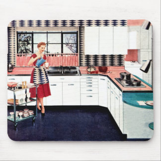 Retro Style Kitchen Mousepad
