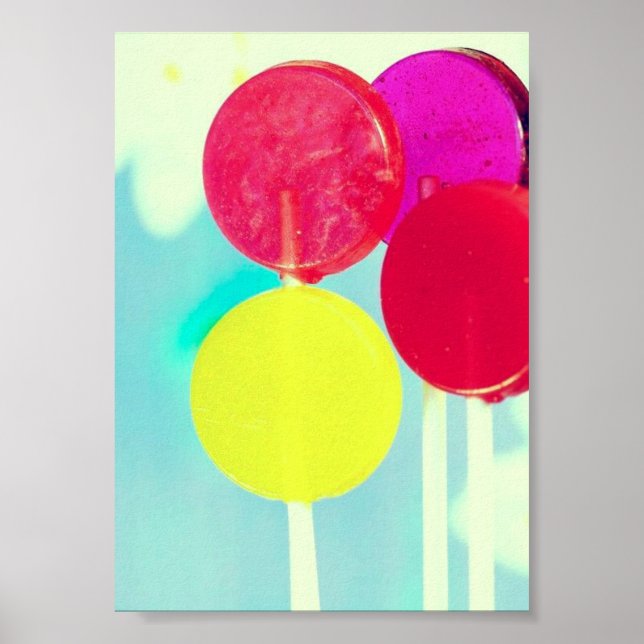 RETRO STYLE LOLLIPOP PHOTOGRAPHIE POSTER (Devant)