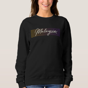 Retro Style Malaysia Sweatshirt