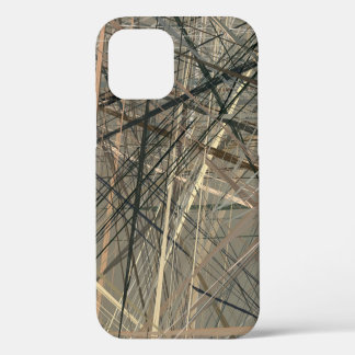 Retro style oil drawing. illustration. Texture pai iPhone 12 Case