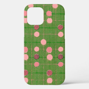 Retro Style Pink Polka Dot Plaid Phone Case