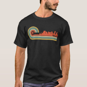 Retro Style Portland Oregon Skyline T-Shirt