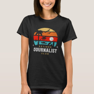 Retro Style Retirement Gag Idea Retired Journal T-Shirt
