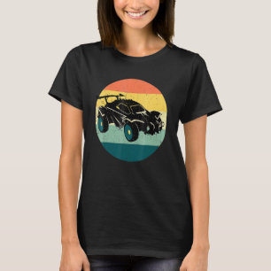 Retro Style Rocket Rc Soccer Car League Gamer T-Shirt