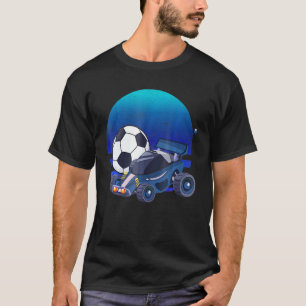 Retro Style Rocket Rc Soccer Car League  Gamer T-Shirt