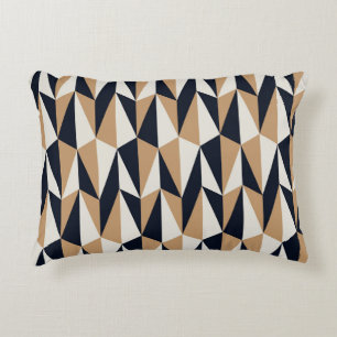 Retro Style: Seamless Vintage Pattern Accent Pillow