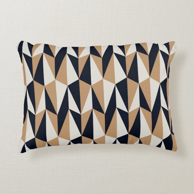 Retro Style: Seamless Vintage Pattern Accent Pillow (Front)