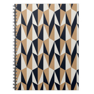 Retro Style: Seamless Vintage Pattern Notebook