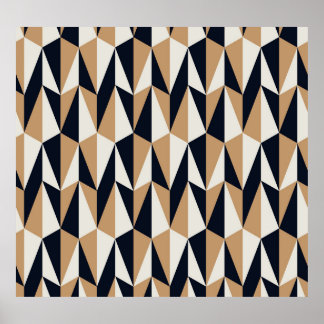 Retro Style: Seamless Vintage Pattern Poster