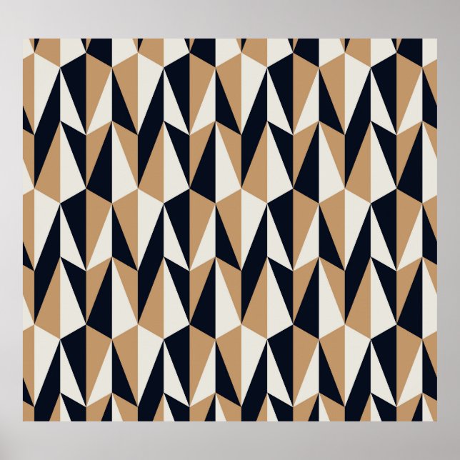 Retro Style: Seamless Vintage Pattern Poster (Front)