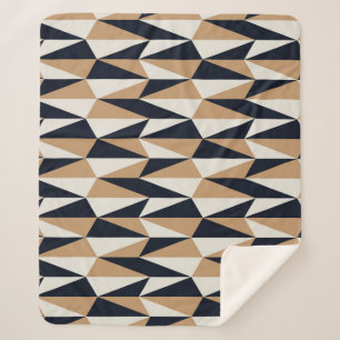 Retro Style: Seamless Vintage Pattern Sherpa Blanket