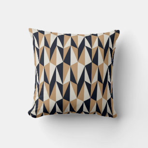 Retro Style: Seamless Vintage Pattern Throw Pillow