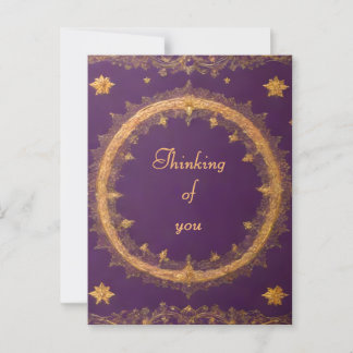 Retro Style "Thinking of You" Postcard