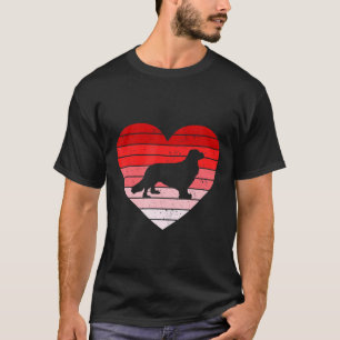 Retro Style Valentines Day Cavalier King Charles S T-Shirt
