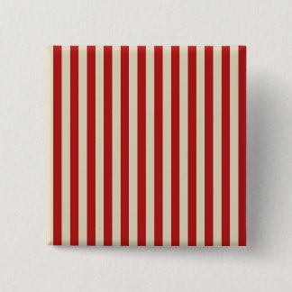 Retro Style Vertical PopCorn Classic Stripes 2 Inch Square Button