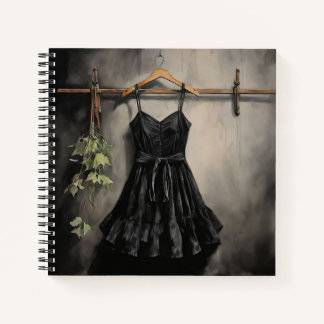 Retro Style Vintage Dress LBD Chic Journal Gift