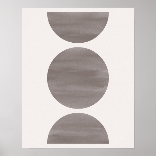 Retro style. Vintage mid-century Poster (Front)