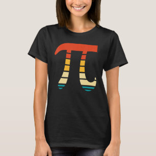 Retro Style Vintage Pi Symbol March 14th 3 14 Pi T-Shirt