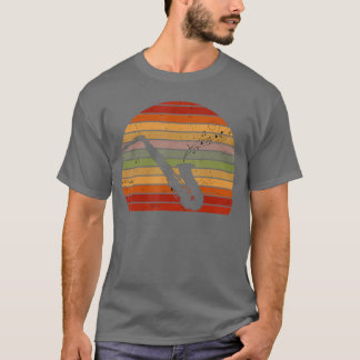 Retro Style Vintage Saophone Keyboard Musical Inst T-Shirt