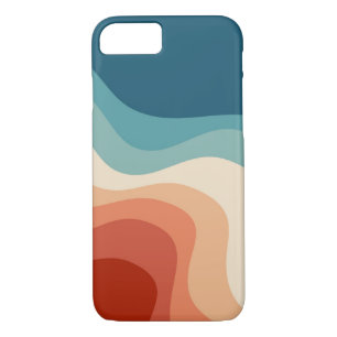 Retro style waves Case-Mate iPhone case