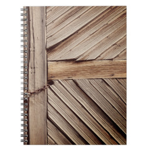 Retro Style - Wooden Door Notebook