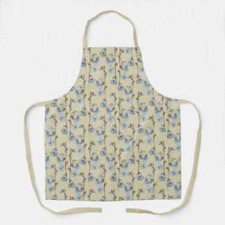 Retro-styled Bluebells Apron