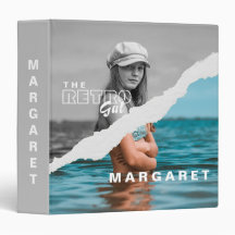 Retro Stylish Black & White Portrait Photo Display