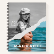 Retro Stylish Black & White Portrait Photo Display