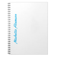 Retro Stylish Elegant Plain Sky Blue White
