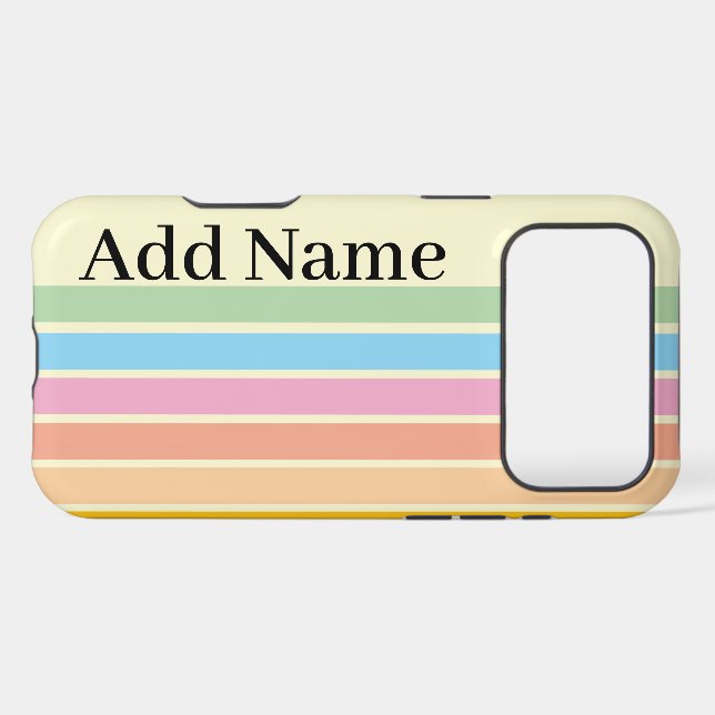 Retro Stylish Modern Personalized Name Classic  (Verso (Horizontal))
