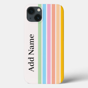 Retro Stylish Modern Personalized Name Classic  iPhone 13 Case