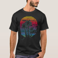 Retro summer beach