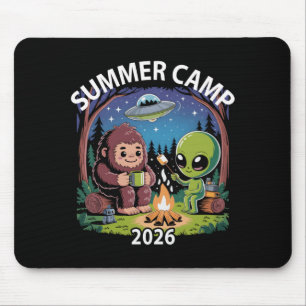 Retro summer camp 2026 kids alien vibes director mouse pad