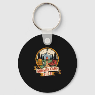 Retro summer camp 2026 leader crew host smore keychain