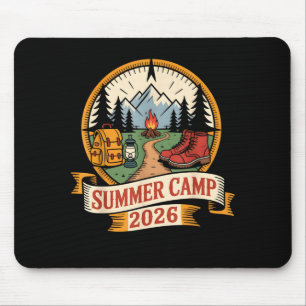 Retro summer camp 2026 leader crew host smore mouse pad