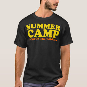 Retro Summer Camp  70s 80s Vintage Camping  T-Shirt