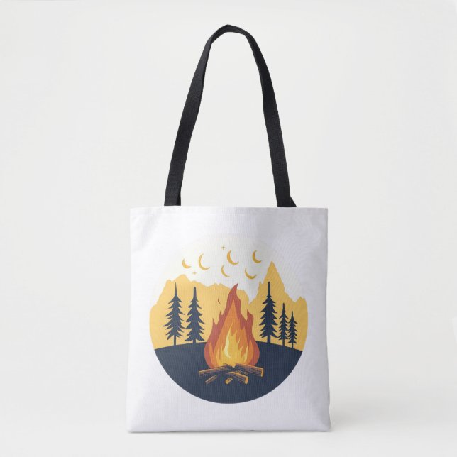  Retro Summer Camp Graphic bag (Front)