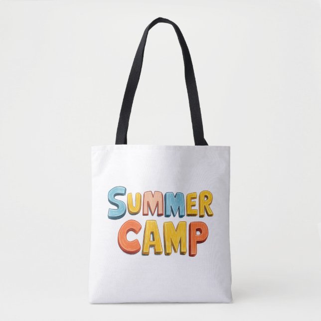Retro Summer Camp Graphic Bag (Front)