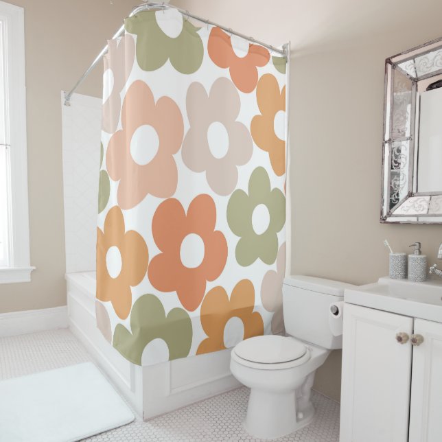 Retro Summer Daisies #2 #floral #retro #decor #art (In Situ)